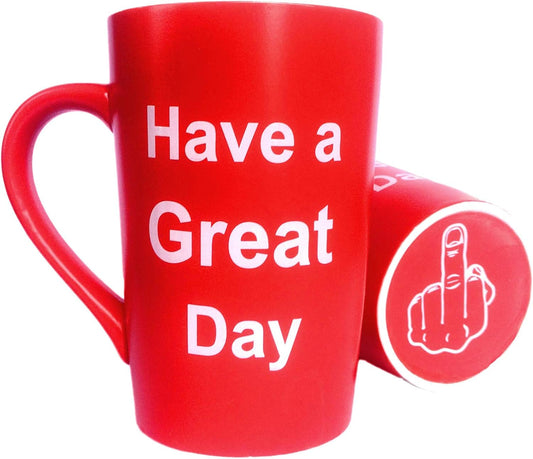 Christmas Mug - "Have a Great Day," 15oz