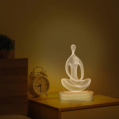 LED Yoga Lamp - USB Night Light