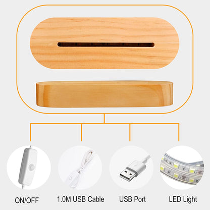 LED Yoga Lamp - USB Night Light