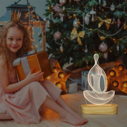 LED Yoga Lamp - USB Night Light